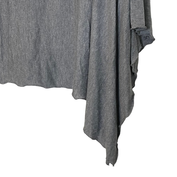 Pietro Brunelli Maternity Gray Asymmetrical Pullover Poncho Like Sweater Size M - Picture 6 of 12